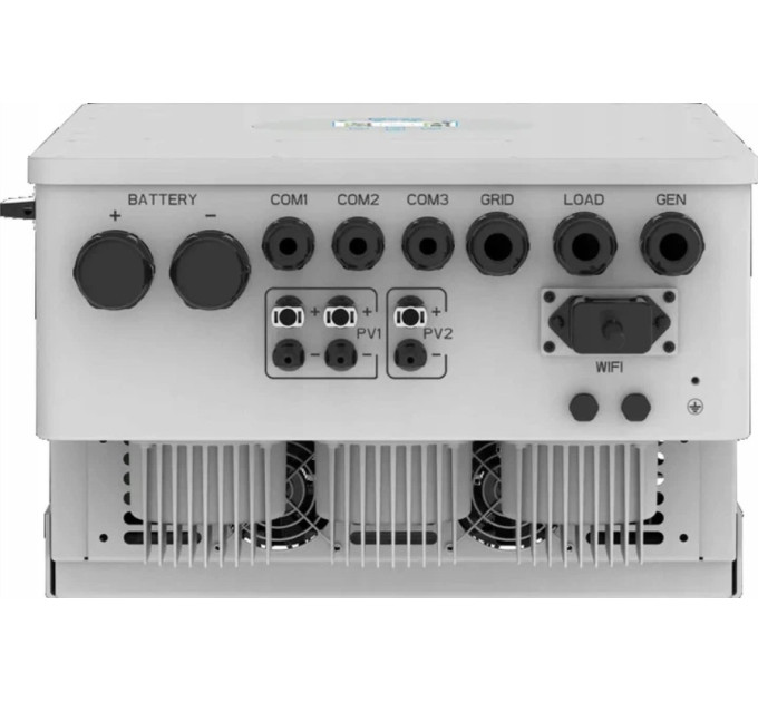 Гібридний сонячний інвертор (hybrid) Volt Polska ULTRA HYBRID PRO 12K 3F 48/230V-400V + 2xMPPT 200-650V Wi-Fi (3SSHZ9123F)