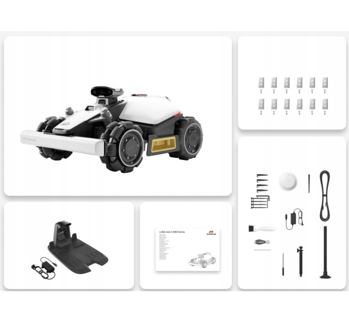 ​Робот-газонокосарка Mammotion LUBA mini 2 AWD 1000 — Ваш ідеальний газон без жодного дроту