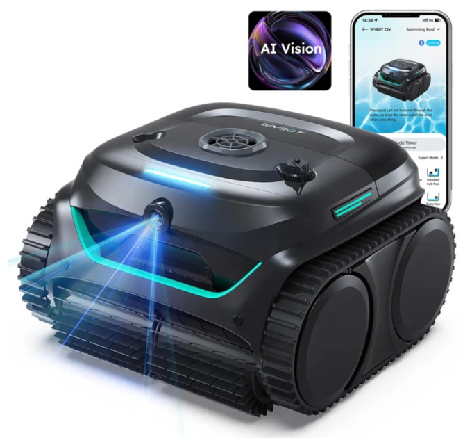 Бездротовий робот-пилосос для басейну WYBOT C2 Vision
