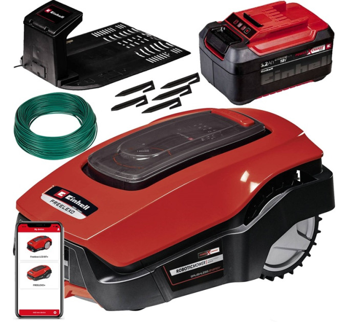 Робот-газонокосарка Einhell Freelexo 1200 LCD BT
