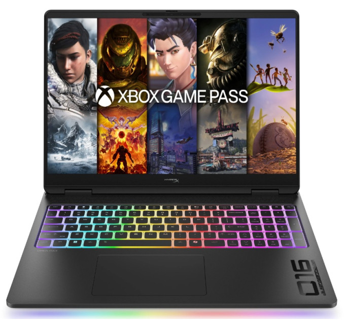 Ігровий ноутбук HP HyperX OMEN MAX 16-ak1012nwx (DP6U8EA) (2026) — RTX 50-ї серії, Intel / AMD, 240Hz OLED | Купити в Україні