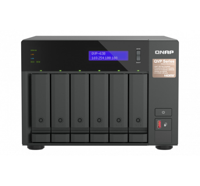 NVR QNAP QVP-63B