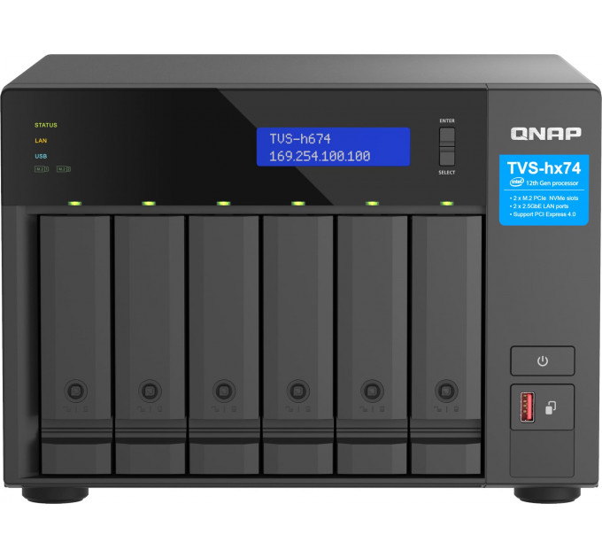 Qnap TVS-h674-i3-16G