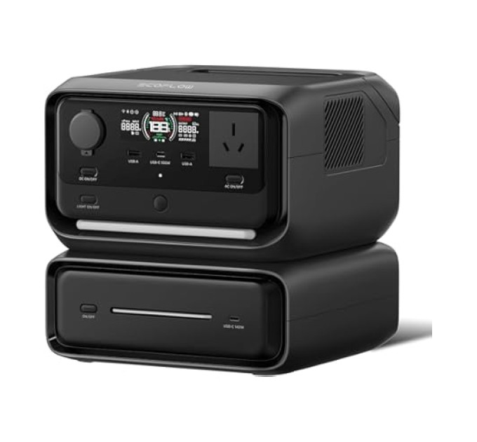 Комплект зарядної станції EcoFlow RIVER 3 Max Plus (EFRIVER3MaxPlus-EU-CBOX)