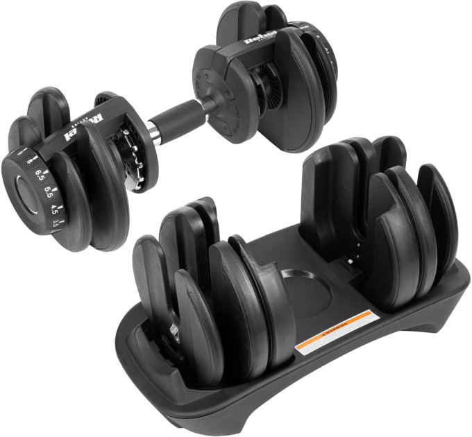 Rebel RBA-2303, купити наборну гантель , гантелі набірні Київ, купити Rebel 24 kg, наборні гантелі Rebel