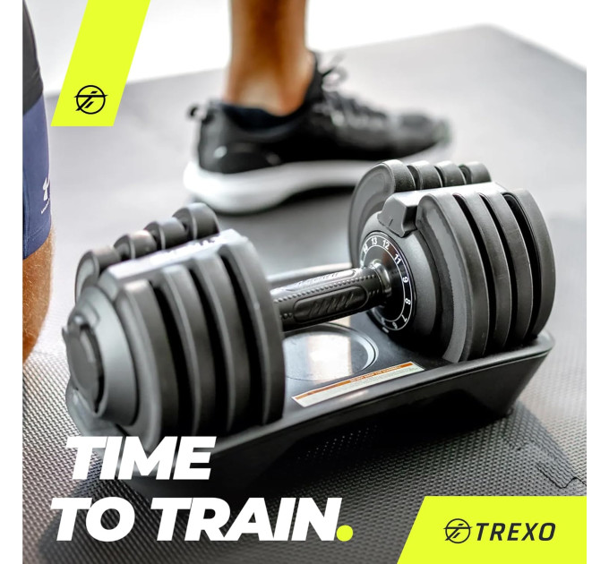 TREXO Steel TXO-B4W001-B 40Kgg, купити наборну гантель , гантелі набірні Київ, купити trexo 40 kg, наборні гантелі trexo
