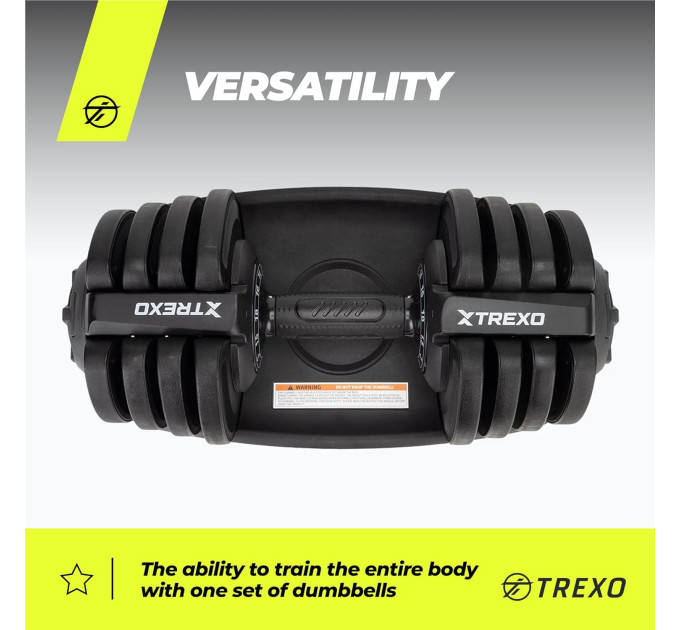 TREXO Steel TXO-B4W001-B 40Kgg, купити наборну гантель , гантелі набірні Київ, купити trexo 40 kg, наборні гантелі trexo