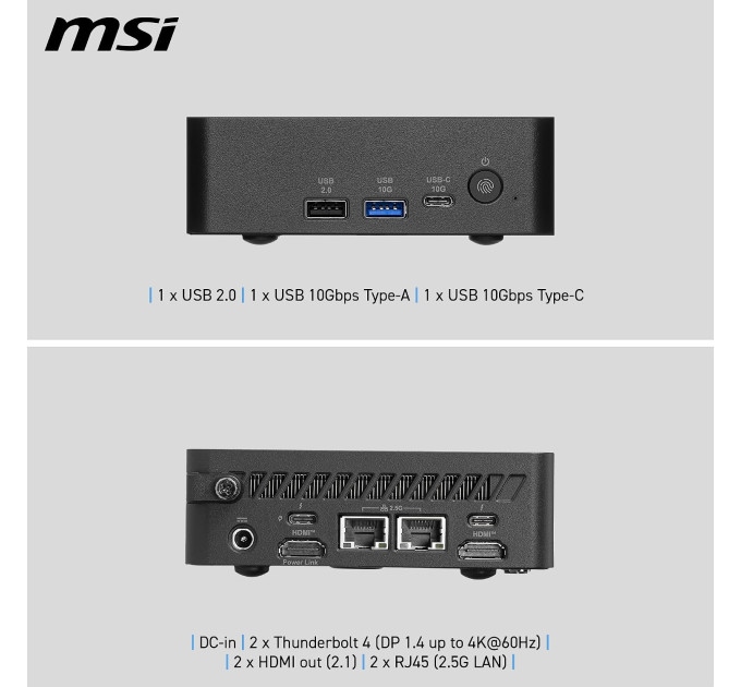 MSI Cubi NUC AI+ 3MG (3MG-005BEU)