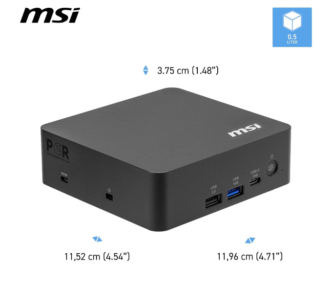 MSI Cubi NUC AI+ 3MG (3MG-005BEU)