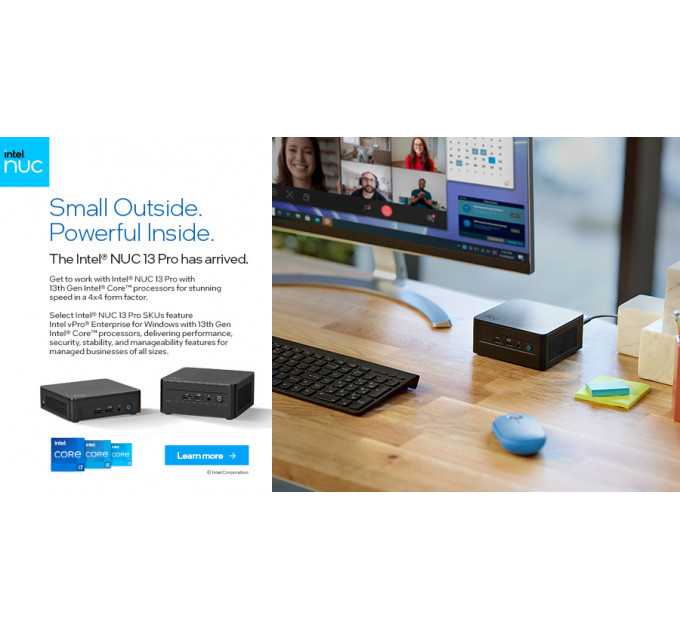 Intel NUC 13 Pro Kit NUC13L3HI3 (RNUC13L3HI30003)