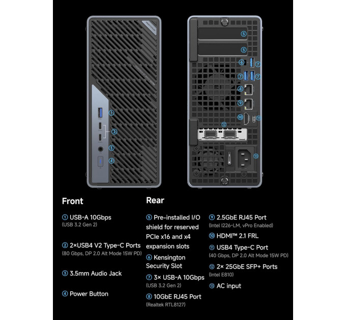 Minisforum MS-02 Ultra (‎MS02U275HX321)