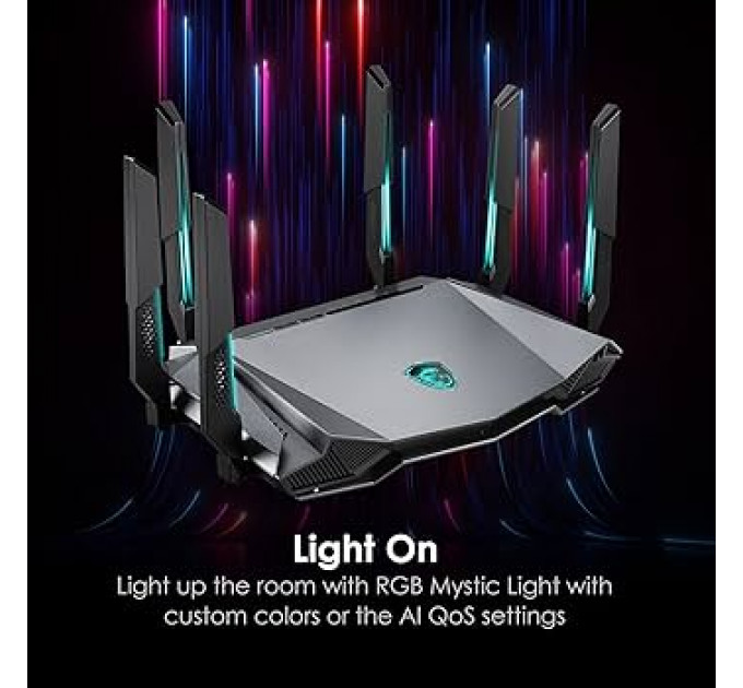 MSI RadiX AXE6600 WiFi 6E Tri-Band Gaming Router